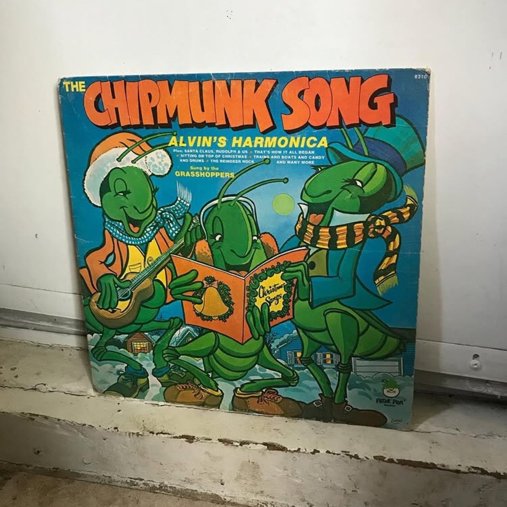 1970 The C H I P M U N K Song Sung by the G R A S S H O P P E R S vinyl record
